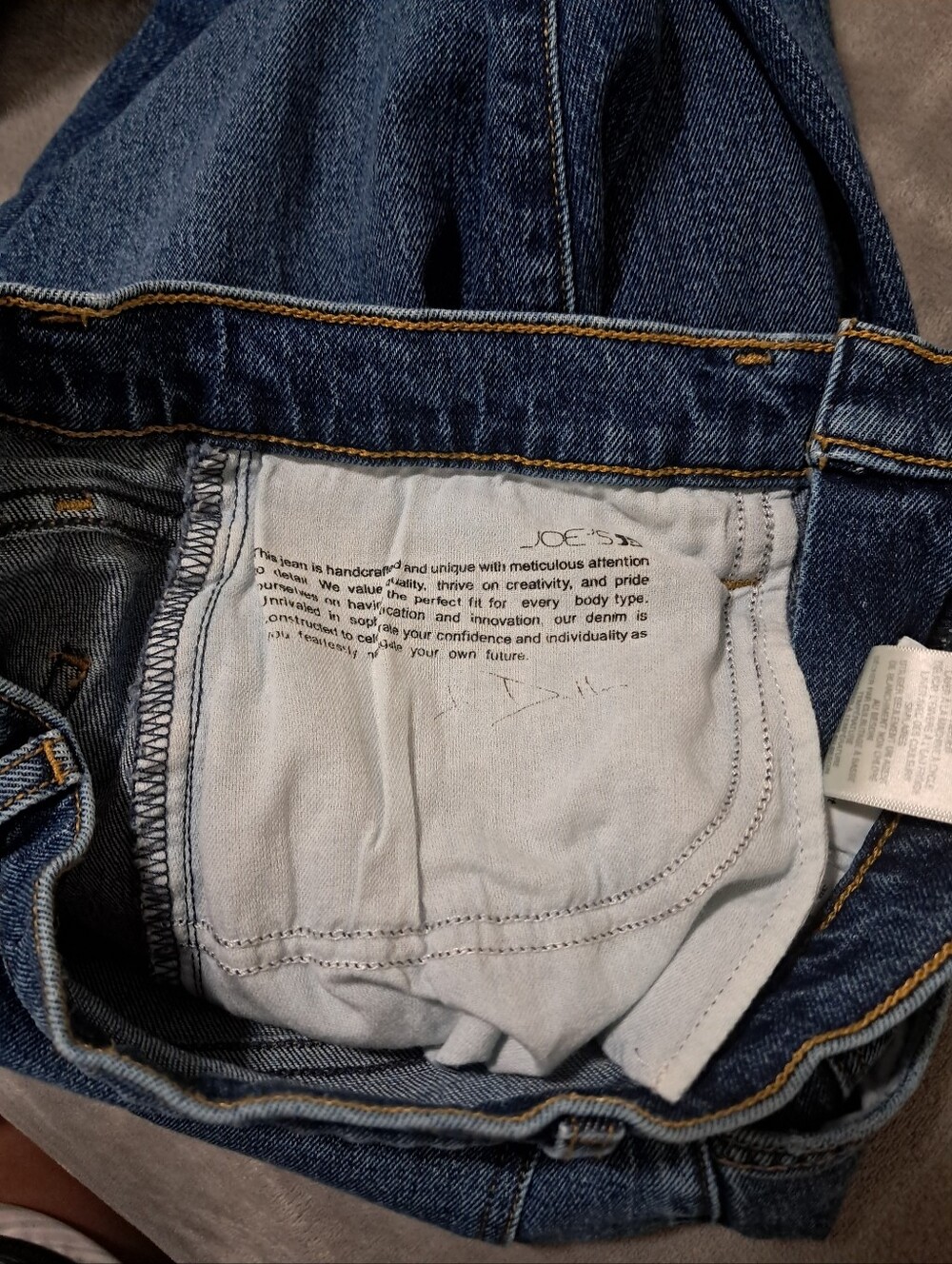 Joe'sThe Margot High Rise Vintage Straight Jeans Color Blue Bad Liar Wash Sz. 30 - Picture 7 of 11